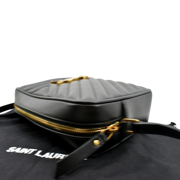 Yves Saint Laurent Lou Chevron Leather Camera Bag - Left Side