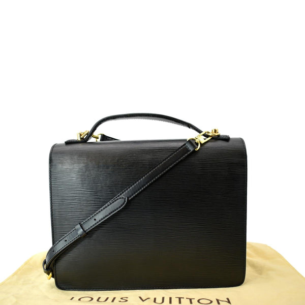 Louis Vuitton Monceau EPI Leather Crossbody Bag Black - DDH