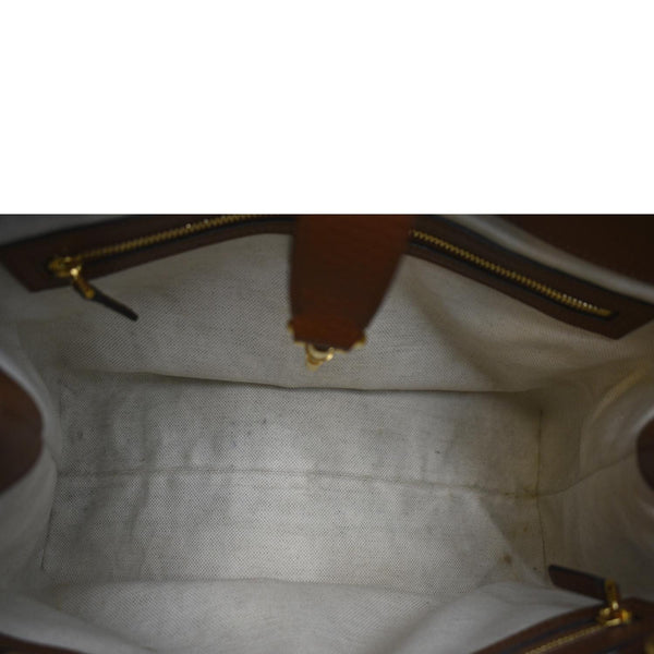 Gucci Jackie 1961 Medium Jacquard Denim Tote Bag - Inside