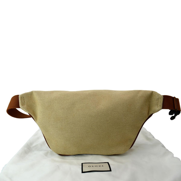 GUCCI Vintage Canvas Belt Bag Beige 575082