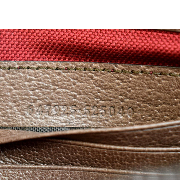 GUCCI Disney Donald Duck GG Supreme Canvas Zip Clutch Beige 647925