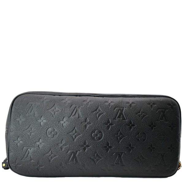 LOUIS VUITTON Neverfull MM Monogram Empreinte Tote Bag Black