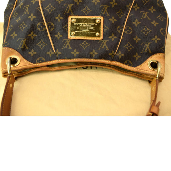 LOUIS VUITTON Galliera PM Monogram Canvas Shoulder Bag Brown