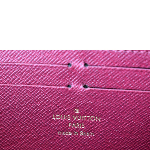 LOUIS VUITTON Clemence Monogram Canvas Zippy Wallet Brown