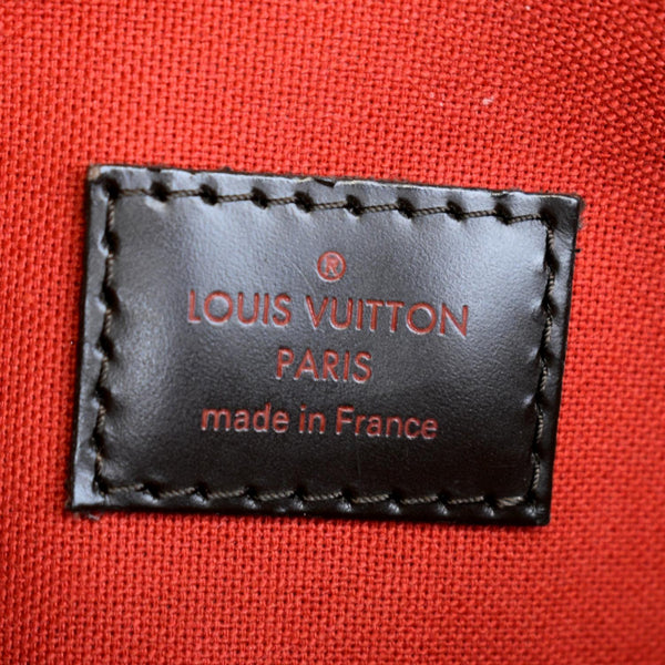 LOUIS VUITTON Bloomsbury PM Damier Ebene Crossbody Bag Brown