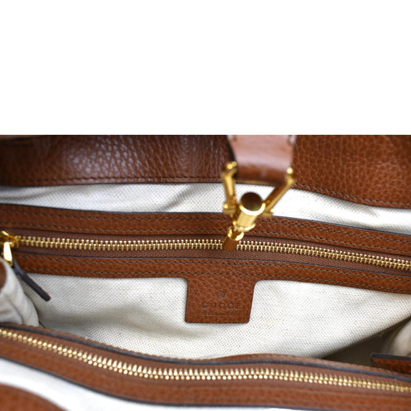 Gucci Jackie 1961 Medium Jacquard Denim Tote Bag - Section