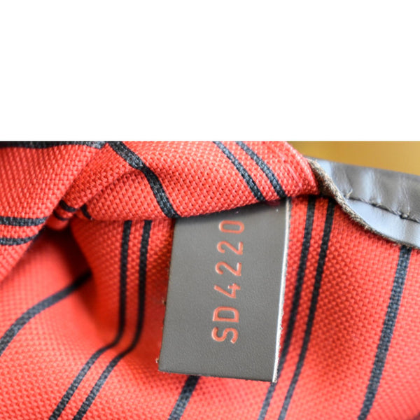 LOUIS VUITTON Neverfull GM Damier Ebene Tote Shoulder Bag Brown