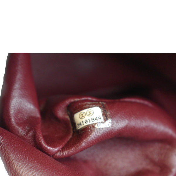 CHANEL Maxi Classic Flap Caviar Leather Shoulder Bag Black