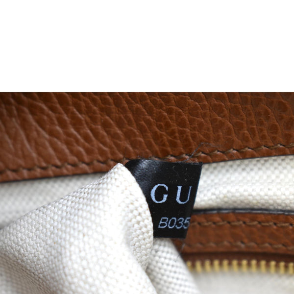 Gucci Jackie 1961 Medium Jacquard Denim Tote Bag - Tag