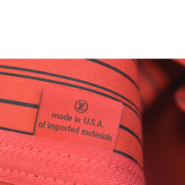 LOUIS VUITTON Neverfull GM Damier Ebene Tote Shoulder Bag Brown