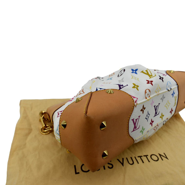 Louis Vuitton Judy GM White Monogram Canvas Multicolor - Left Side