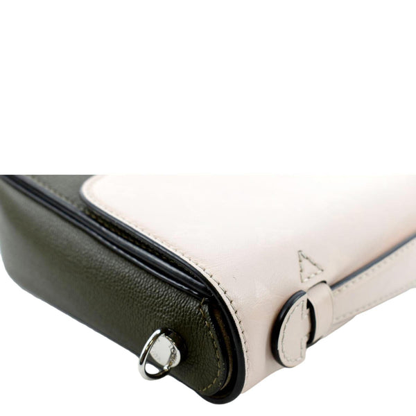 LOUIS VUITTON Very Calfskin Leather Saddle Shoulder Bag Khaki Green