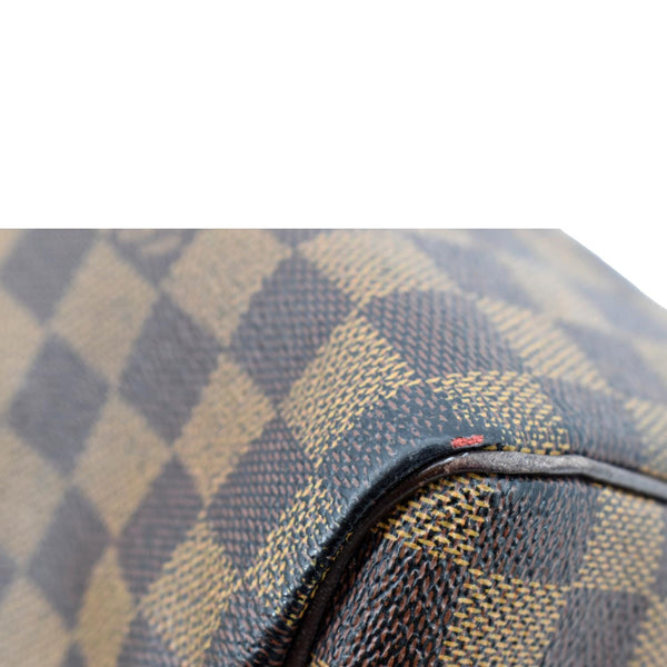 LOUIS VUITTON Speedy 30 Damier Ebene Satchel Bag Brown