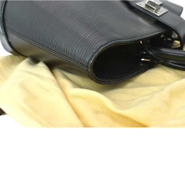 LOUIS VUITTON Mirabeau PM Epi Leather Tote Bag Black