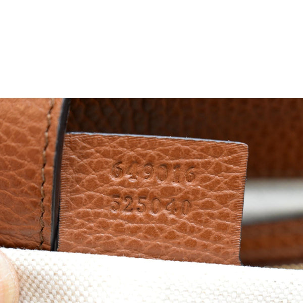 Gucci Jackie 1961 Medium Jacquard Denim Tote Bag - Serial Number