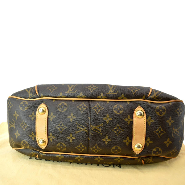 LOUIS VUITTON Galliera PM Monogram Canvas Shoulder Bag Brown