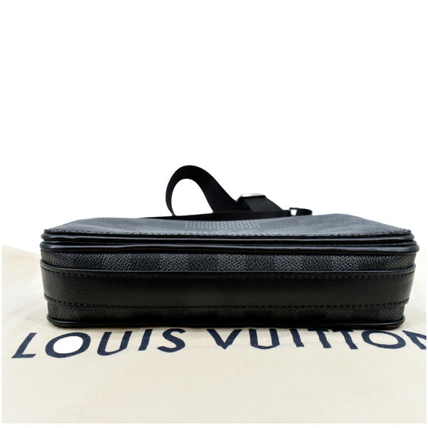 LOUIS VUITTON Studio Damier Graphite Messenger Bag Black