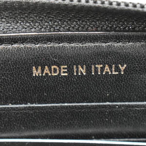 Chanel Small Boy Lambskin Zip Around Wallet in Black - Made In Italy