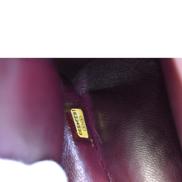 Chanel Classic Double Flap Medium Leather Shoulder Bag - Tag