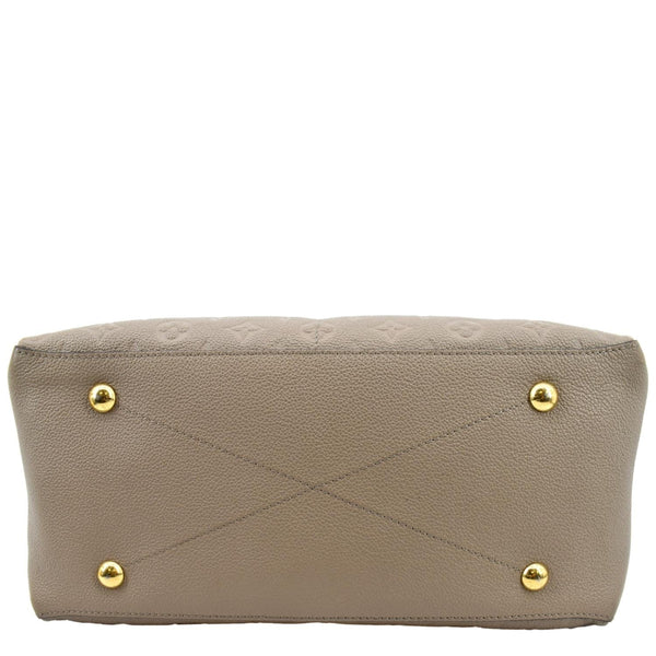 LOUIS VUITTON Maida Monogram Empreinte Leather Hobo Shoulder Bag Tourterelle