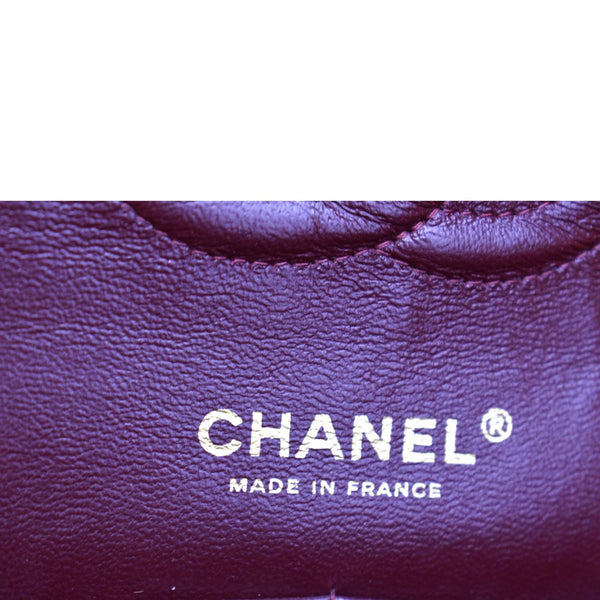 CHANEL Classic Double Flap Medium Caviar Leather Shoulder Bag Black