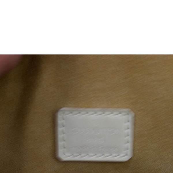 Louis Vuitton Alma Graffiti Leather Satchel Bag White - Patch