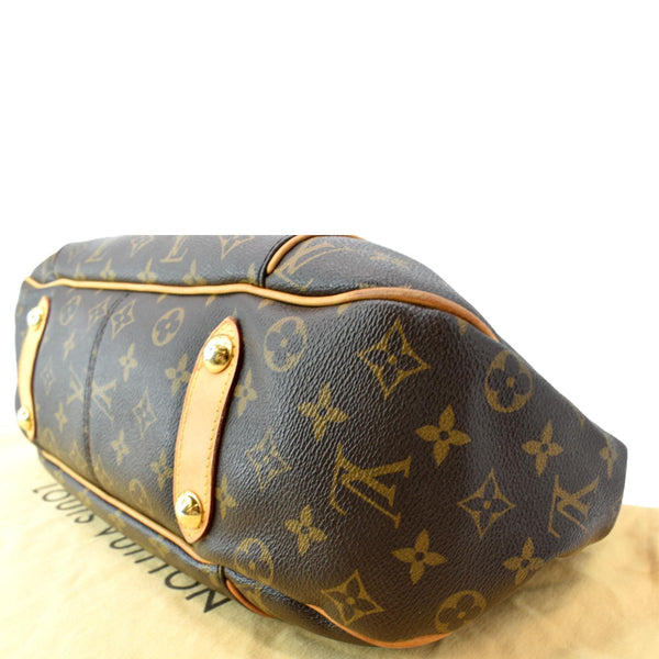 LOUIS VUITTON Galliera PM Monogram Canvas Shoulder Bag Brown