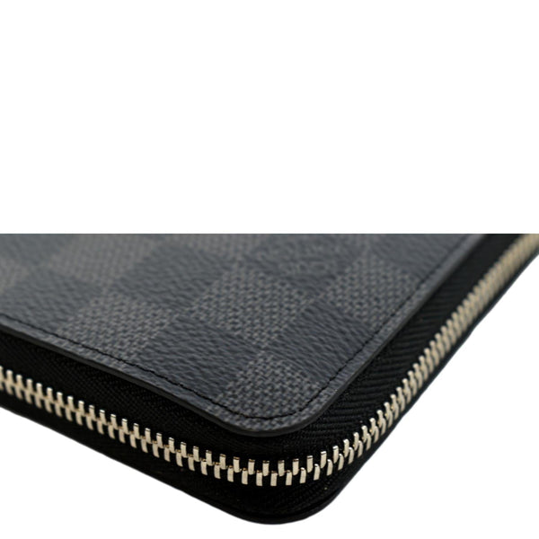 LOUIS VUITTON Zippy Organizer Damier Graphite Wallet Black