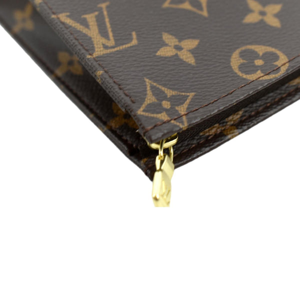 LOUIS VUITTON Toiletry 19 Monogram Canvas Cosmetics Pouch Brown