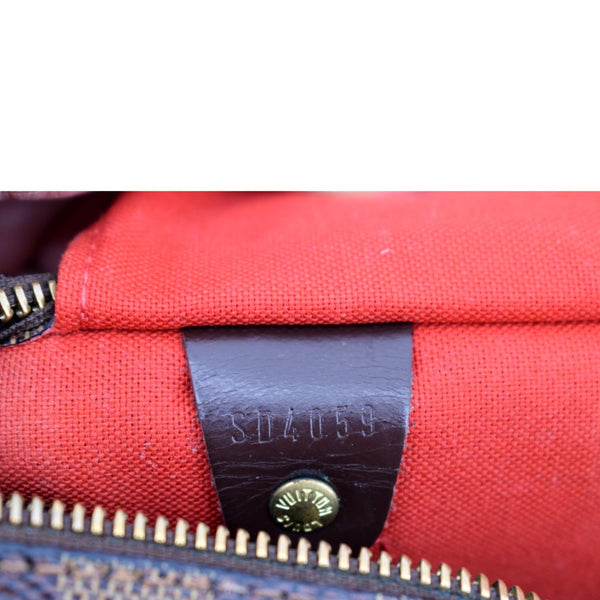 LOUIS VUITTON Speedy 30 Damier Ebene Satchel Bag Brown