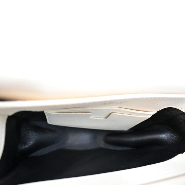 TOM FORD T Clasp Small Leather Shoulder Bag Beige-DDH