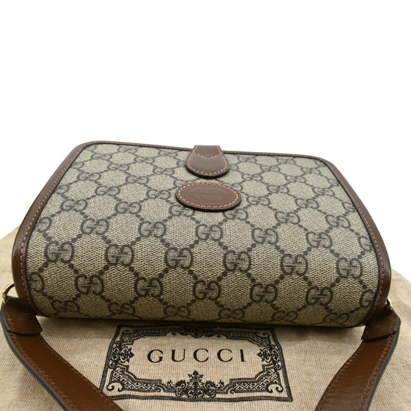Gucci Mini Interlocking GG Supreme Canvas Crossbody Bag - Top