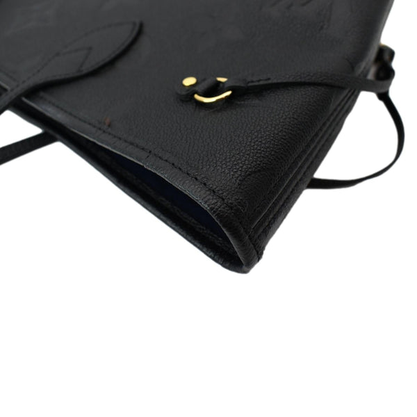 LOUIS VUITTON Neverfull MM Monogram Empreinte Tote Bag Black