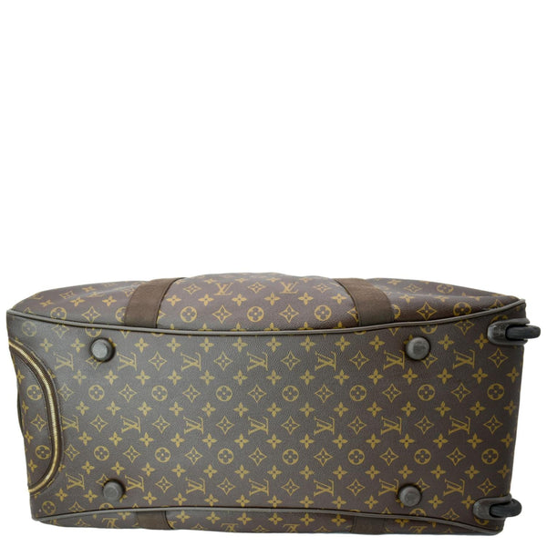 LOUIS VUITTON Neo Eole 55 Monogram Canvas Rolling Travel Bag Brown