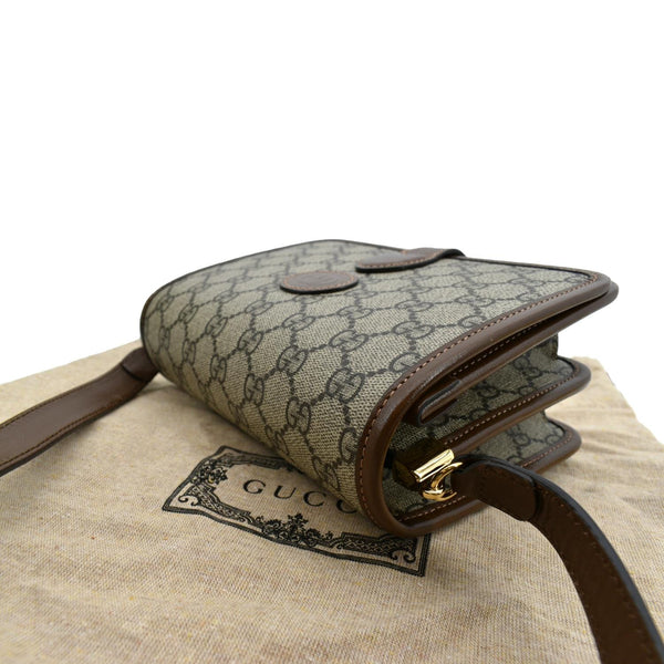 Gucci Mini Interlocking GG Supreme Canvas Crossbody Bag - Top Left