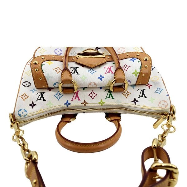 LOUIS VUITTON Rita Multicolor Monogram Shoulder Bag White