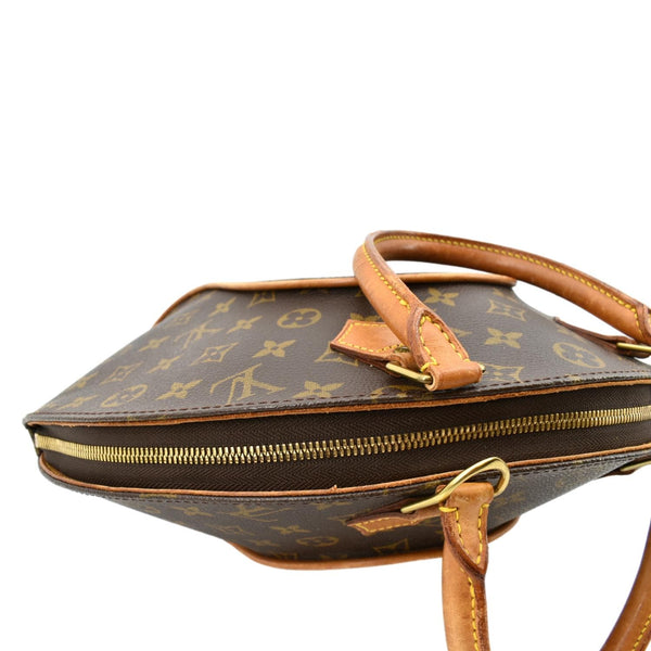 LOUIS VUITTON Ellipse MM Monogram Canvas Satchel Bag Brown
