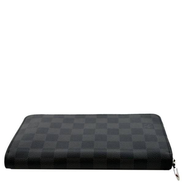 LOUIS VUITTON Zippy Organizer Damier Graphite Wallet Black