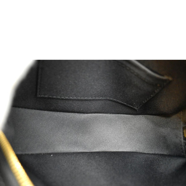 LOUIS VUITTON Monogram Vernis Leather Belt Bag Black