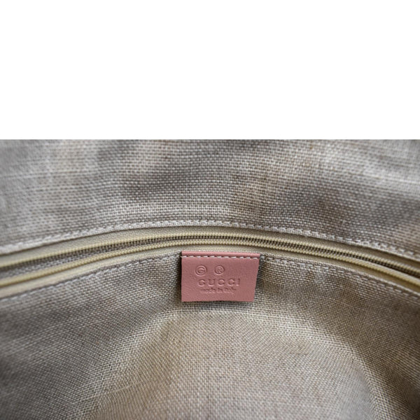 GUCCI Dome Large Microguccissima Leather Satchel Bag Soft Pink 449658