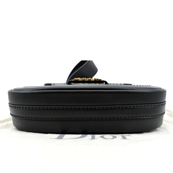 Christian Dior D Fence Calfskin Leather Saddle Bag - Bottom