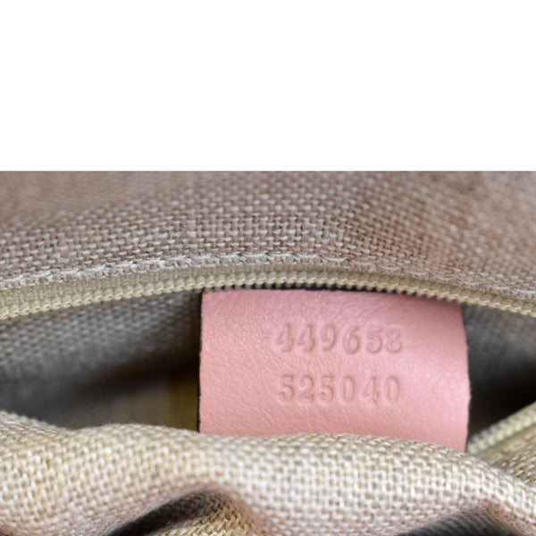 GUCCI Dome Large Microguccissima Leather Satchel Bag Soft Pink 449658