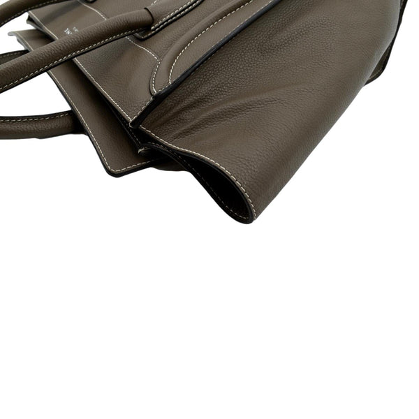 CELINE Souris Mini Luggage Calfskin Leather Tote Bag Dune - Sold