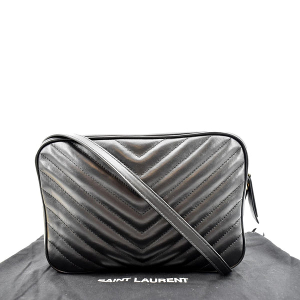 Yves Saint Laurent Lou Camera Chevron Crossbody Bag - Back
