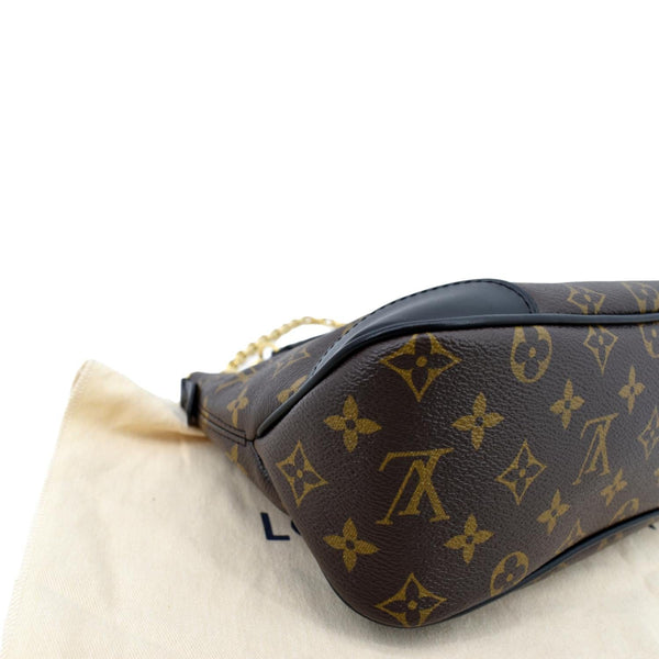 LOUIS VUITTON Boulogne NM Monogram Canvas Shoulder Bag Brown