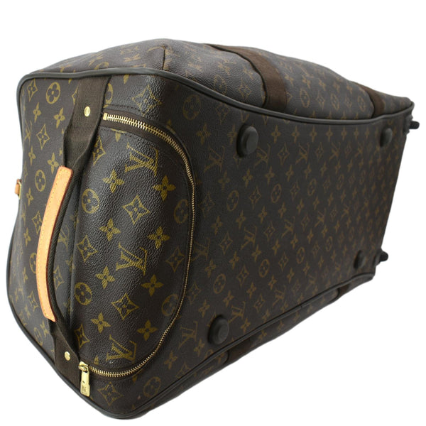 LOUIS VUITTON Neo Eole 55 Monogram Canvas Rolling Travel Bag Brown
