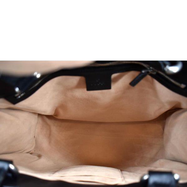 Gucci Dionysus Leather Tote Bag in Black Color - Inside