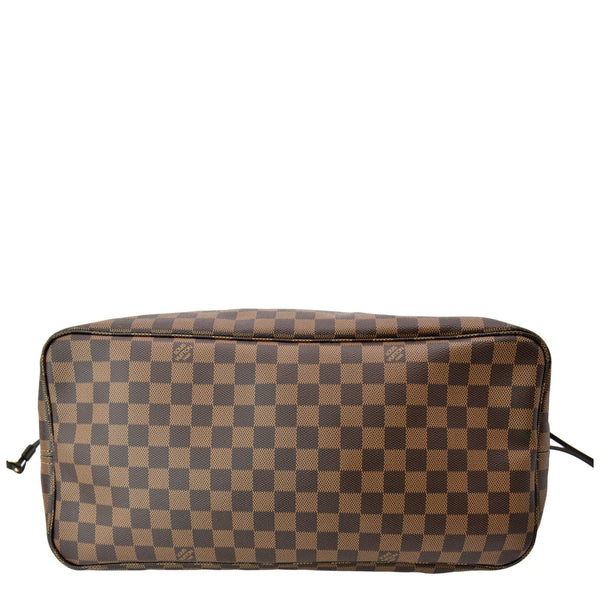 LOUIS VUITTON Neverfull GM Damier Ebene Tote Shoulder Bag Brown