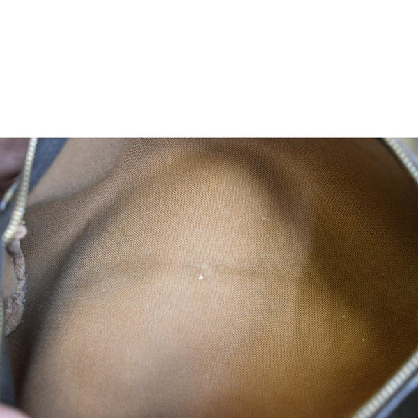 LOUIS VUITTON Pochette Eva Monogram Canvas Crossbody Bag Brown