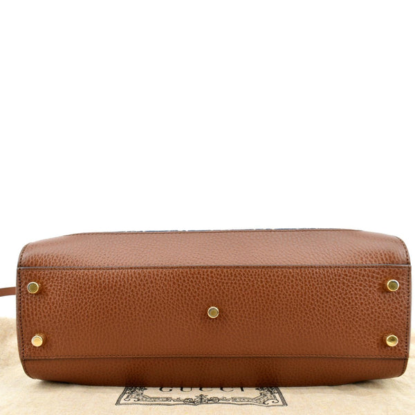 Gucci Jackie 1961 Medium Jacquard Denim Tote Bag - Bottom